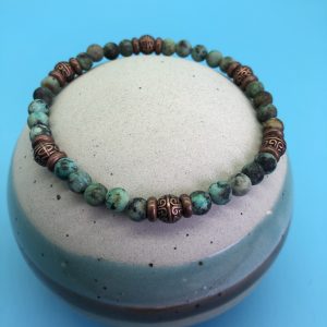 African Turquoise Anklet