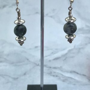 Jasper Stone Drop Earrings