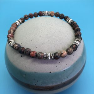 Leopard Jasper Anklet