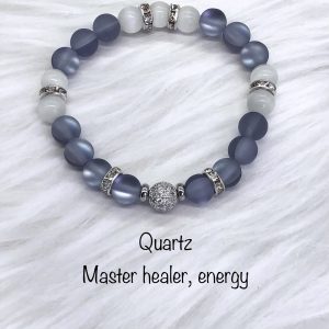Quartz Bracelet With Crystal Ball