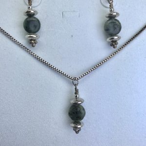 Jasper Stone Drop Earrings