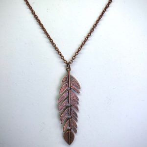 Copper Leaf Necklace