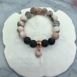 Kids Bracelet Jasper and Lava