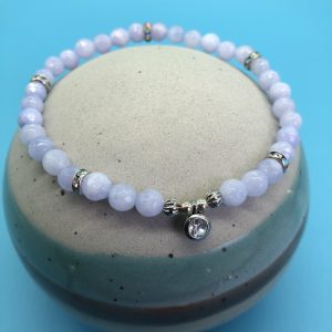 Chalcedony Anklet