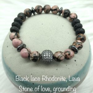 Black Lace Rhodonite Diffuser