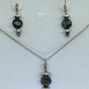 Jasper Stone Drop Necklace