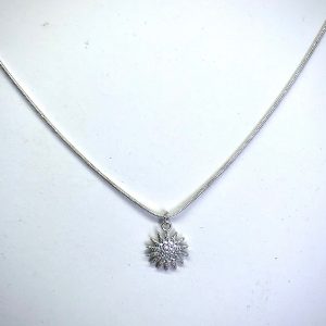Silver Sun Necklace