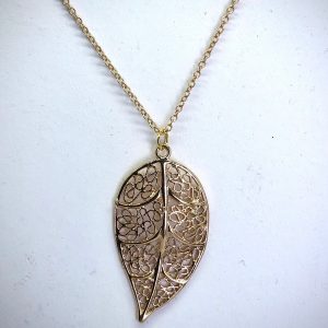 Gold Leaf Necklace