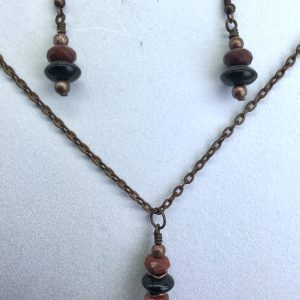Red Jasper Drop Necklace