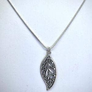 Silver Leaf Necklace