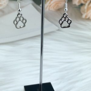 Paw Print Drop Earrings