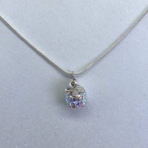 Crystal Ball Crystal Necklace AB