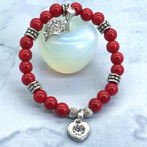 Kids Bracelet Red Jade