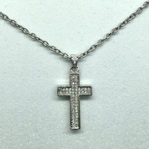 CZ Cross Necklace