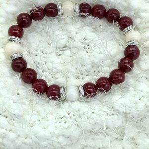 Jade And Angelite Bracelet