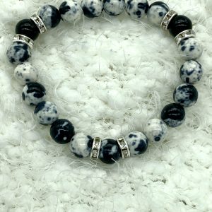 Rain Flower Stone Quartz Bracelet