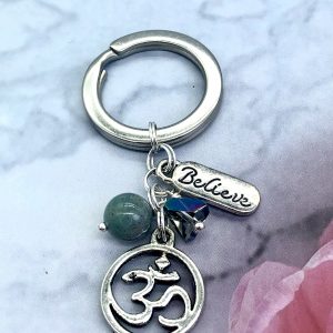 Agate Ohm Keychain