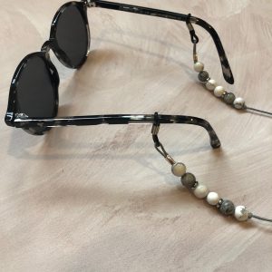 Howlite And Labradorite Eyeglass Lanyard