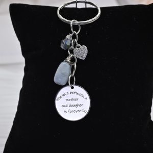 Mother And Daughter Keychain / Purse Bling