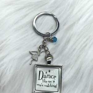 Dance Like No One’s Watching Keychain / Purse Bling