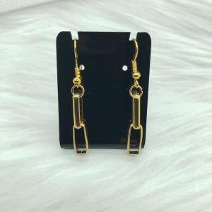 Box Link Drop Earrings