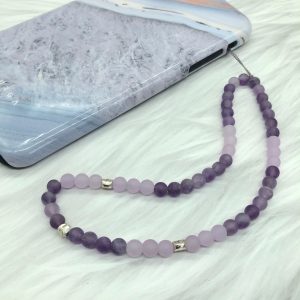 Amethyst And Jade Cellphone Lanyard