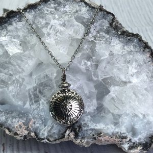 Silver Medallion Necklace