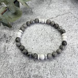 Jasper And Howlite Bracelet