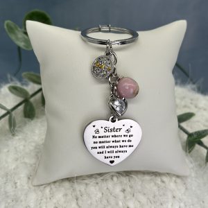 Sister Love Keychain / Purse Bling
