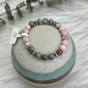 Jasper And Howlite Bracelet