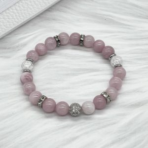 Jade Bracelet With Crystal Ball