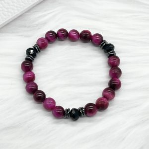 Pink Tiger’s Eye Bracelet