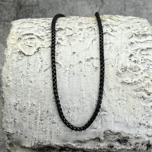 Men’s Stainless 3mm Black Chain