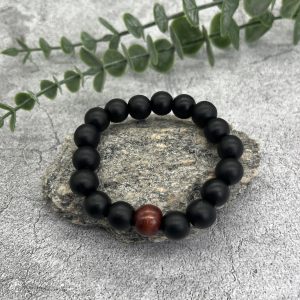 Wooden Black And Brown Bracelet