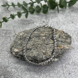 Stainless Steel Wheat Chain Bracelet