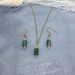 Emerald Drop Earrings