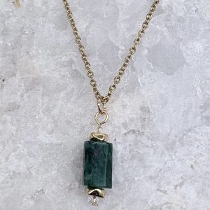 Emerald Drop Necklace